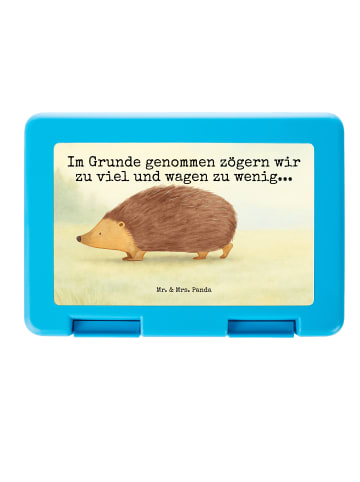 Mr. & Mrs. Panda Bentobox Igel Herzen Design mit Spruch in Weiß