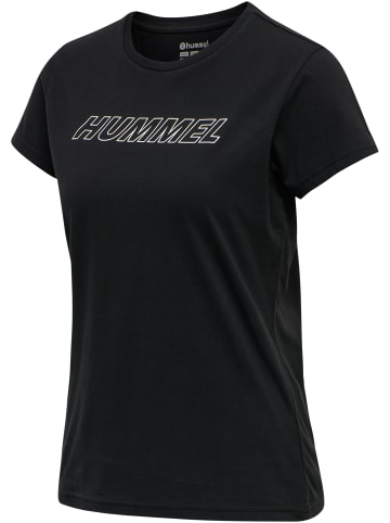 Hummel T-Shirt Hmlte Cali Damen in BLACK/CHATEAU GREY