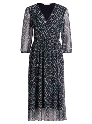 BETTY & CO Mesh-Kleid mit Print in Mint/Black