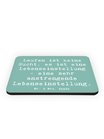 Mr. & Mrs. Panda Magnet Spruch Laufen Lebensstil mit Spruch in Meeresbrise