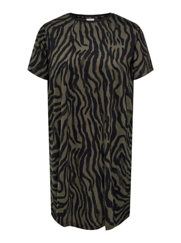 ONLY Carmakoma Hemdblusenkleid in Forest Night