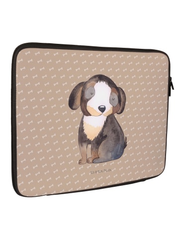 Mr. & Mrs. Panda Laptop Tasche Hund Entspannen ohne Spruch in Hundeglück