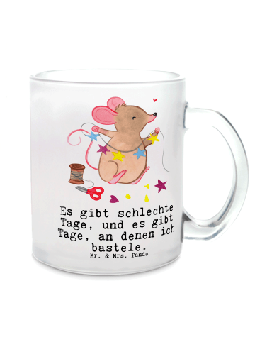 Mr. & Mrs. Panda Kaffeebecher Maus Basteln mit Spruch in Transparent