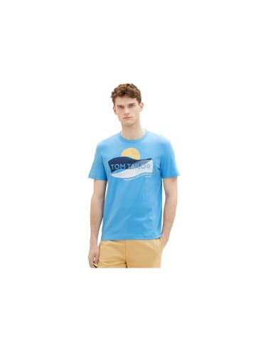 Tom Tailor Rundhals T-Shirt für Herren in uni