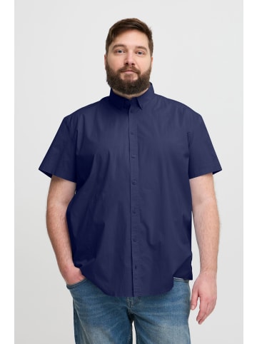 BLEND Kurzarmhemd BHBShirt 20717087 BB Herren Hemd mit Button-Down Kragen in Blau