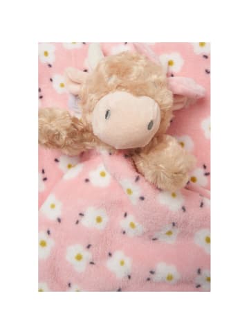 Snuggle Tots Decke Schnuffeltuch Set Giraffe in rosa/pink