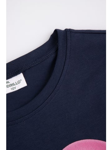 Coccodrillo T-Shirt mit kurzen Ärmeln in dunkelblau