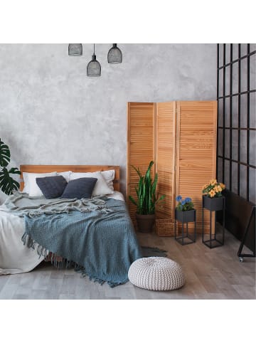 relaxdays 2 x Blumenständer in Schwarz