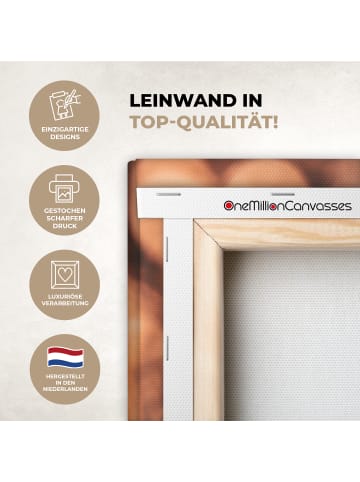 OnlyWow Leinwand Bilder Bernsteinfarben