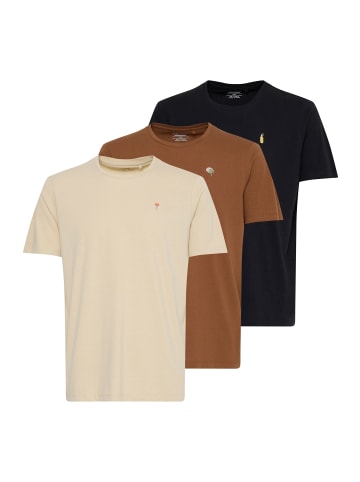 BLEND T-Shirt BHTee 3er-Pack in Beige