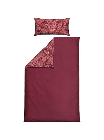 REDBEST Satin Bettwäsche in beere