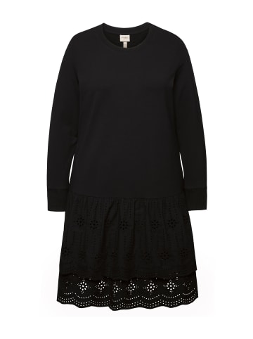 Ulla Popken Midikleid in schwarz