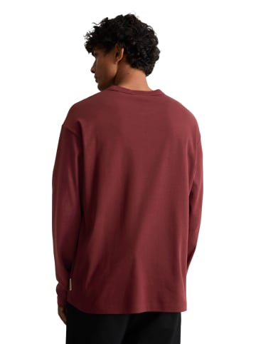Marc O'Polo DENIM Heavy Weight Longsleeve relaxed in Burgundy