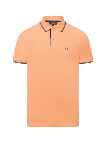 Nils Sundström Poloshirt in aprikot marine - 0010