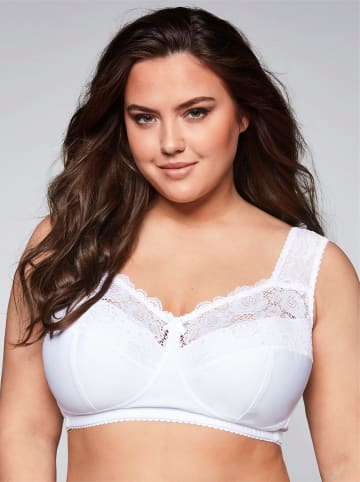 sheego Bügelloser BH in weiß