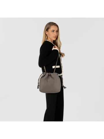 LIEBESKIND BERLIN Lya Umhängetasche Leder 23 cm in neutral grey