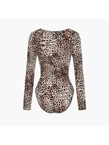 CFAB Figurformender Body mit Slip in Leopard