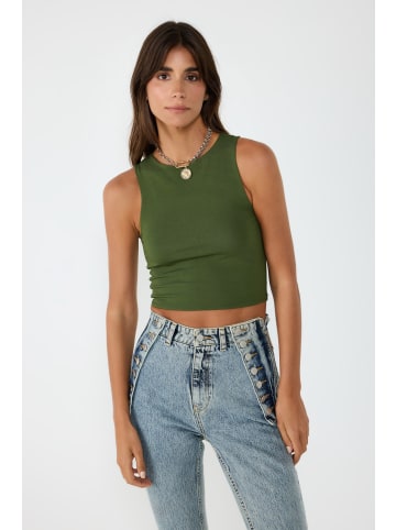 NO MATTER WHAT Blouse in Khaki