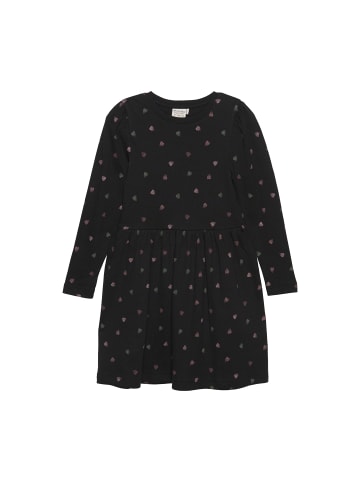 Minymo Jerseykleid MI LS AOP Rib in Blau
