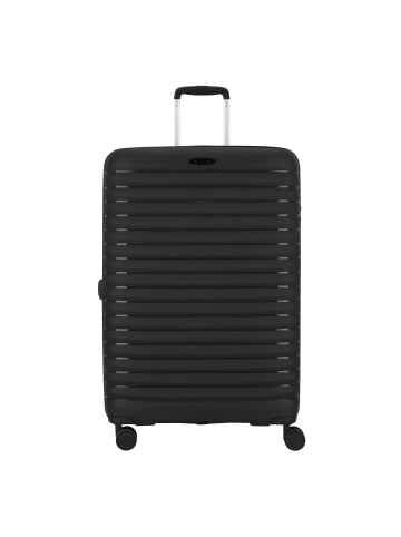 D&N Travel Line 4500 4 Rollen Trolley L 75 cm mit Dehnfalte in black