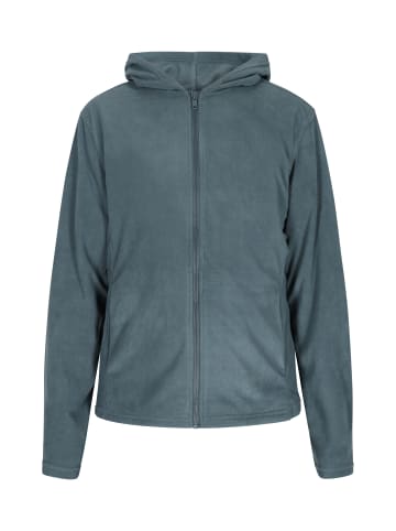 Schmuddelwedda Fleece Jacket in Türkis Grau