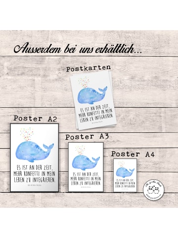 Mr. & Mrs. Panda wanddeko Wal Konfetti mit Spruch in Weiß