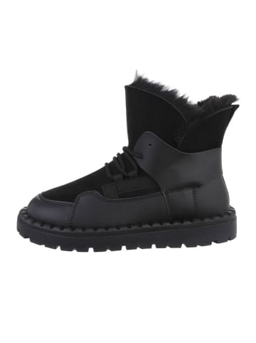 Ital-Design Stiefelette in Schwarz