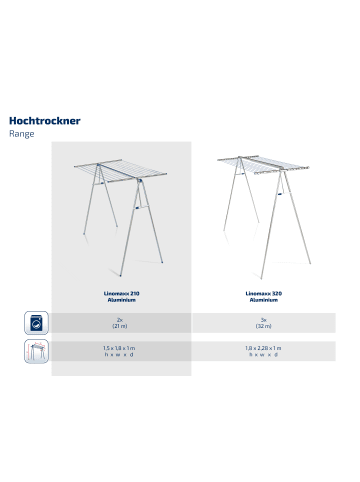Leifheit  Hochtrockner Linomaxx 210