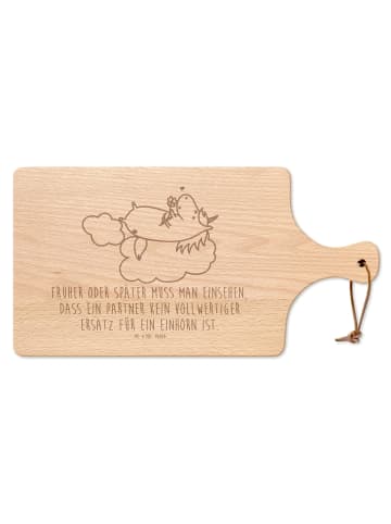 Mr. & Mrs. Panda Brett Einhorn Verliebt mit Spruch in Transparent