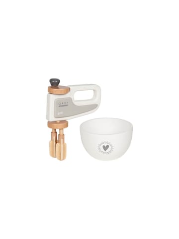 Goki Spielzeuggerät Handmixer mit Rührschüssel, aus Holz, ab 3 Jahre