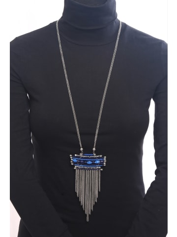 collezione alessandro Lange Kette " Kathya " in antik silber