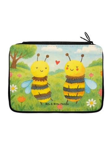Mr. & Mrs. Panda Federmappe Biene Verliebt Design ohne Spruch in Weiß