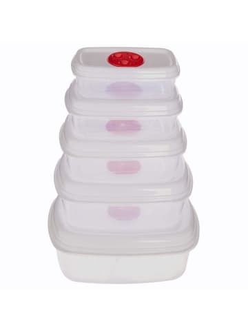 5five Simply Smart Lebensmittelbehälter 5er-Set in weiß