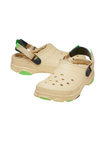 Crocs All-Terrain-Clog mit Klettverschluss und Innenfutter Beige