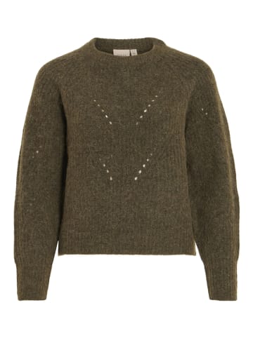 Vila Strickpullover in Ivy Green