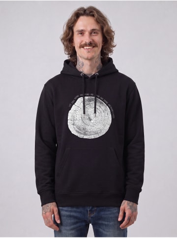 wat? Apparel Sweatshirt Baumscheibe in Schwarz
