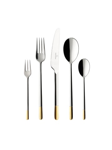 Villeroy & Boch 30-tlg. Tafelbesteck Ella in in silber-gold