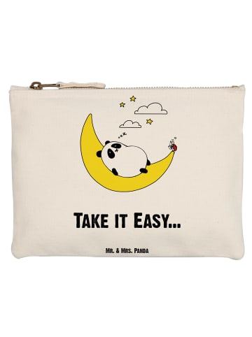 Mr. & Mrs. Panda Federmappe Panda Easy mit Spruch in Weiß