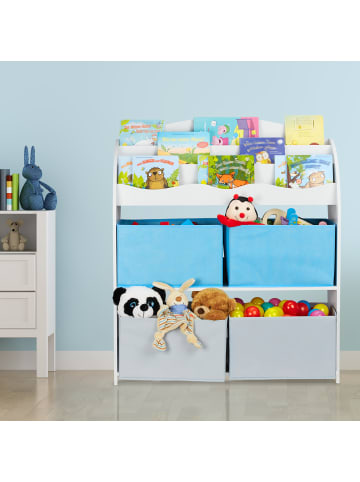 Kinderregal Lagerfeuer in Bunt - (B)82,5 x (H)98 x (T)30 cm