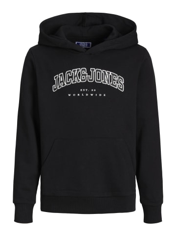 JACK & JONES Junior Kapuzenpullover in Black