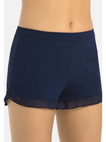 Teyli Kurze Schlafshorts aus Viskose Sleepy in blau