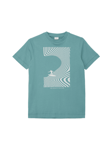 s.Oliver T-Shirt kurzarm in Petrol