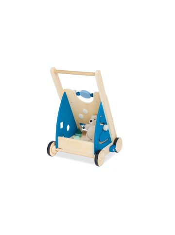Pinolino Activity-Lauflernwagen Titus, blau, 35 x 35 x 54 cm