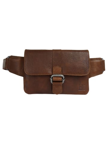 Bodenschatz Gürteltasche echt Leder in cognac