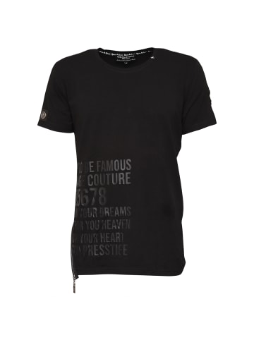 Roberto Geissini Born To Be Famous T-Shirt Schwarz