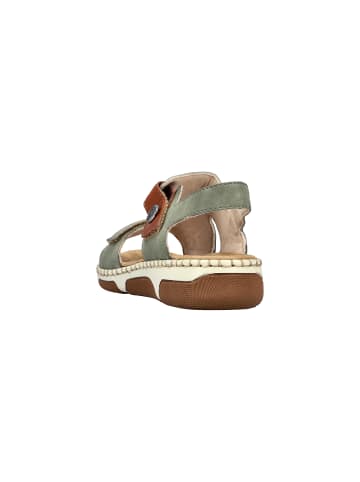 rieker Sandalen mit Klettverschluss Grün