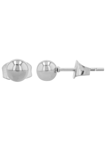 Adeliás Unisex Ohrringe – Ohrstecker aus Edelstahl in silber