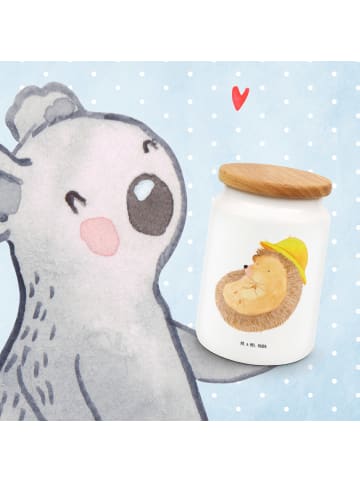 Mr. & Mrs. Panda Kaffeedose Igel Beten ohne Spruch in Weiß