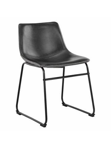ebuy24 Esszimmerstuhl Oregon Schwarz 2er Set