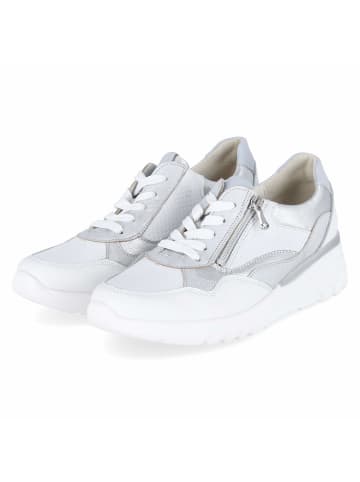 WALDLÄUFER orthopädischer Schnürhalbschuh in weiss-kombi